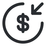 Money Recive SVG Icon